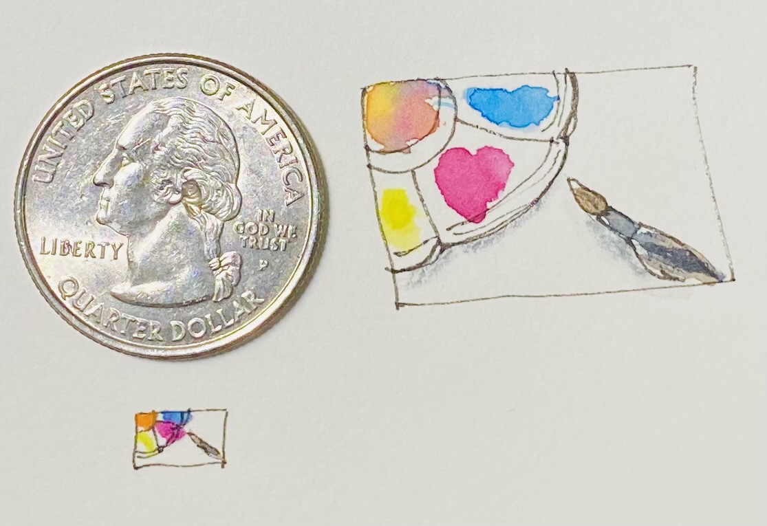 Challenge Create Tiny Art Watercolor Beginners And Beyond Challenge Create Tiny Art Watercolor Beginners And Beyond