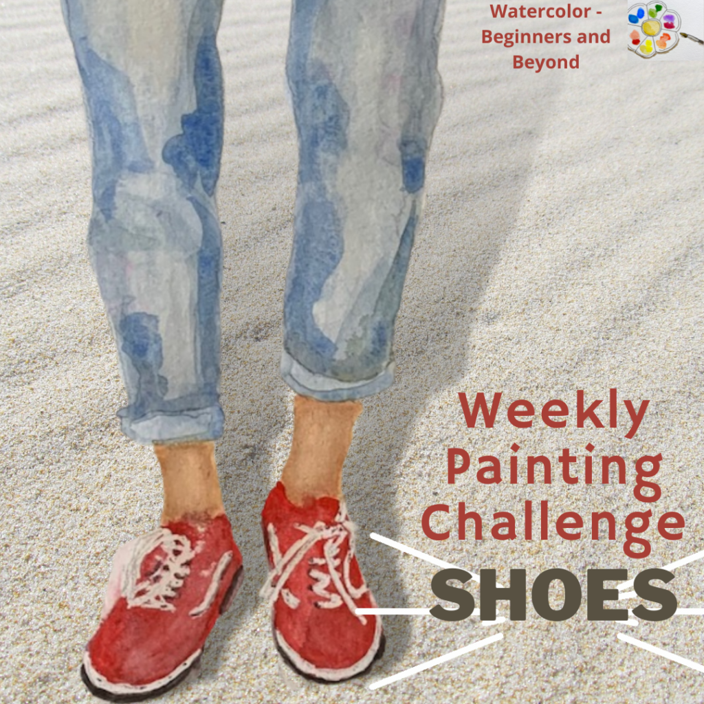 Painting challenge shoes