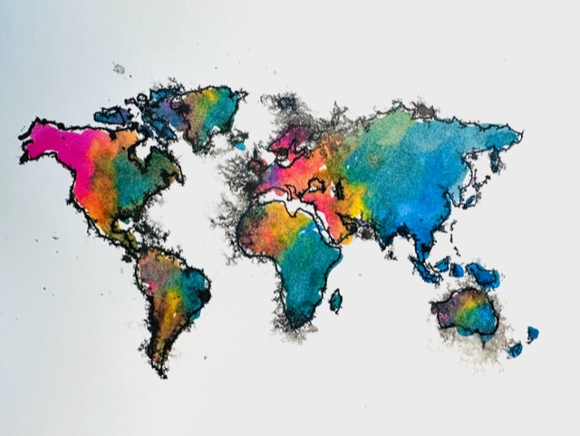 World Map - Final painting