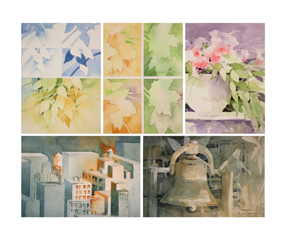 Painting Challenge Negative Painting Watercolor Beginners And Beyond