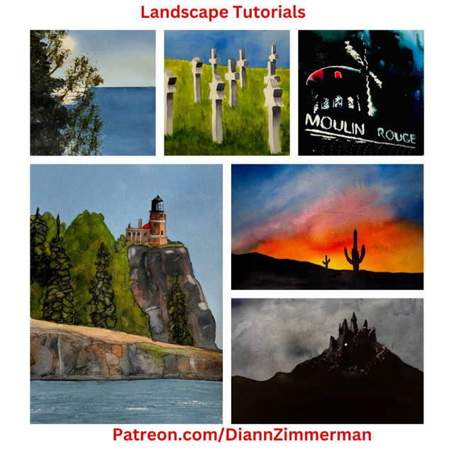 Watercolor Challenge Lamps Watercolor Beginners And Beyond