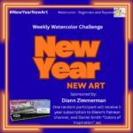 2026-01-02 New Year New Art - Diann Zimmerman - 1-year Patreon and Daniel Smith paints