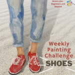 Painting challenge shoes