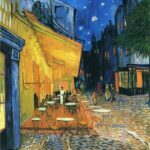 Van Gogh - Cafe Terrace at Night - Original painting