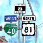 street signs - Taria Dawson course